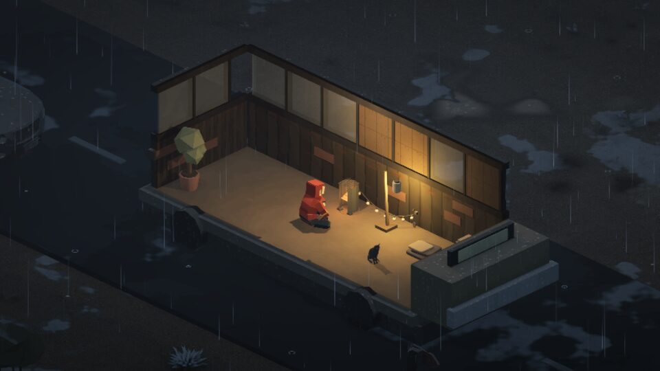 Nine Winters 버스 거처, 비 오는 저녁 · 본편 룩