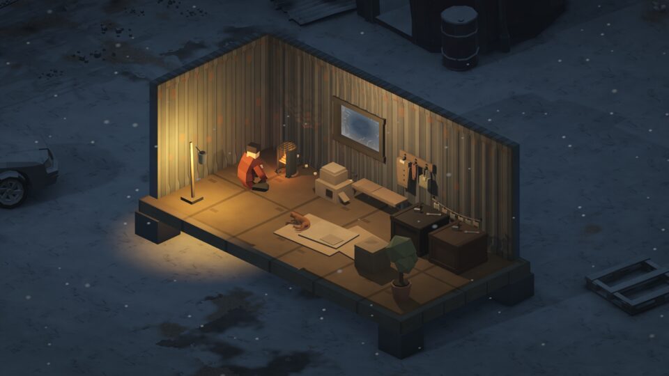 Nine Winters 컨테이너 거처, 눈 오는 밤 · 데모 룩