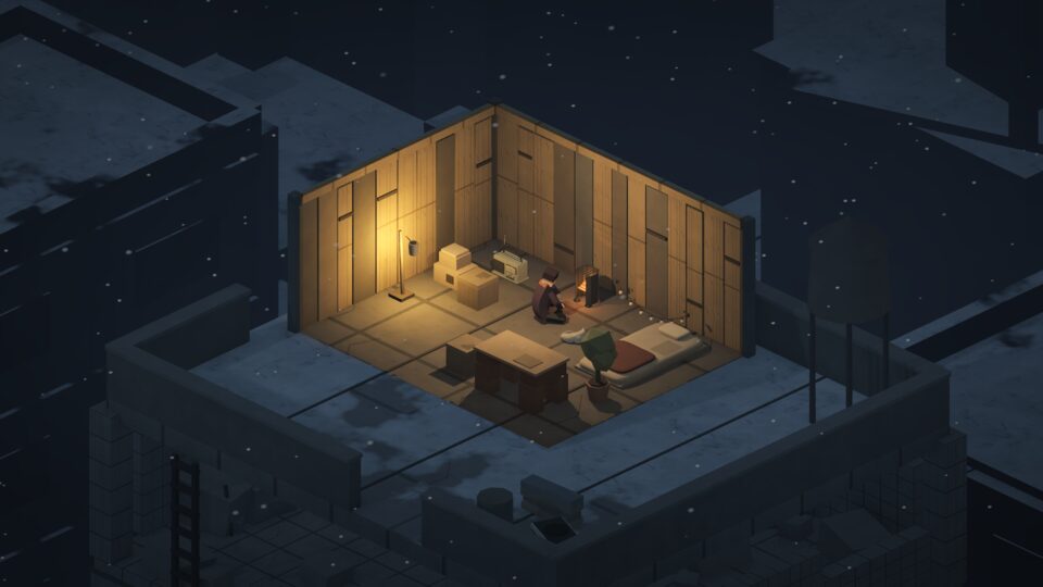 Nine Winters 옥상 거처, 눈 오는 밤 · 데모 룩